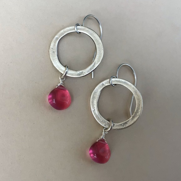 Sundance Charm Silver Earrings - Picture 3 of 6